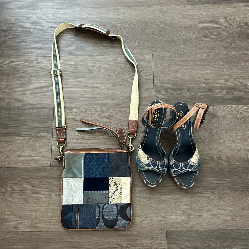 Vintage Coach Wedges Shoes